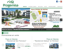 Tablet Screenshot of grupoprogemisa.com